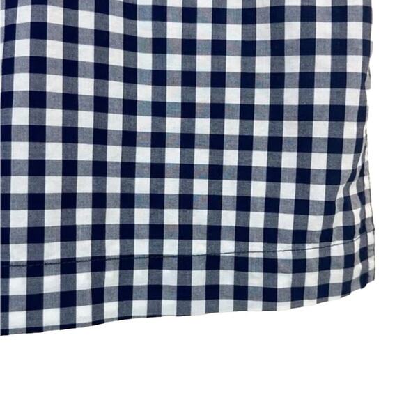 Vineyard Vines Gingham Contrasting Placket Shirt Dress Women's Size 6 Pockets Ex - Picture 6 of 12